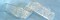 2 1/2" Christmas Wired Ribbon 40 feet by Magic Ornaments, Wide Silver Glitter Organza Ribbon’ Christmas Tree Ribbon